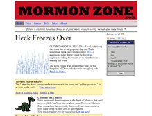 Tablet Screenshot of mormonzone.com